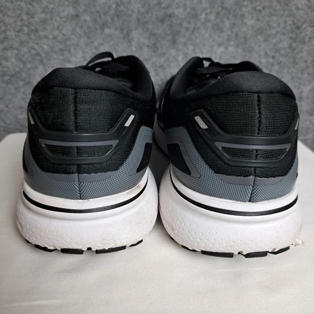 Brooks Ghost 15 1103931D012 Black/White Running Shoes Sneakers Men's Size 13 D